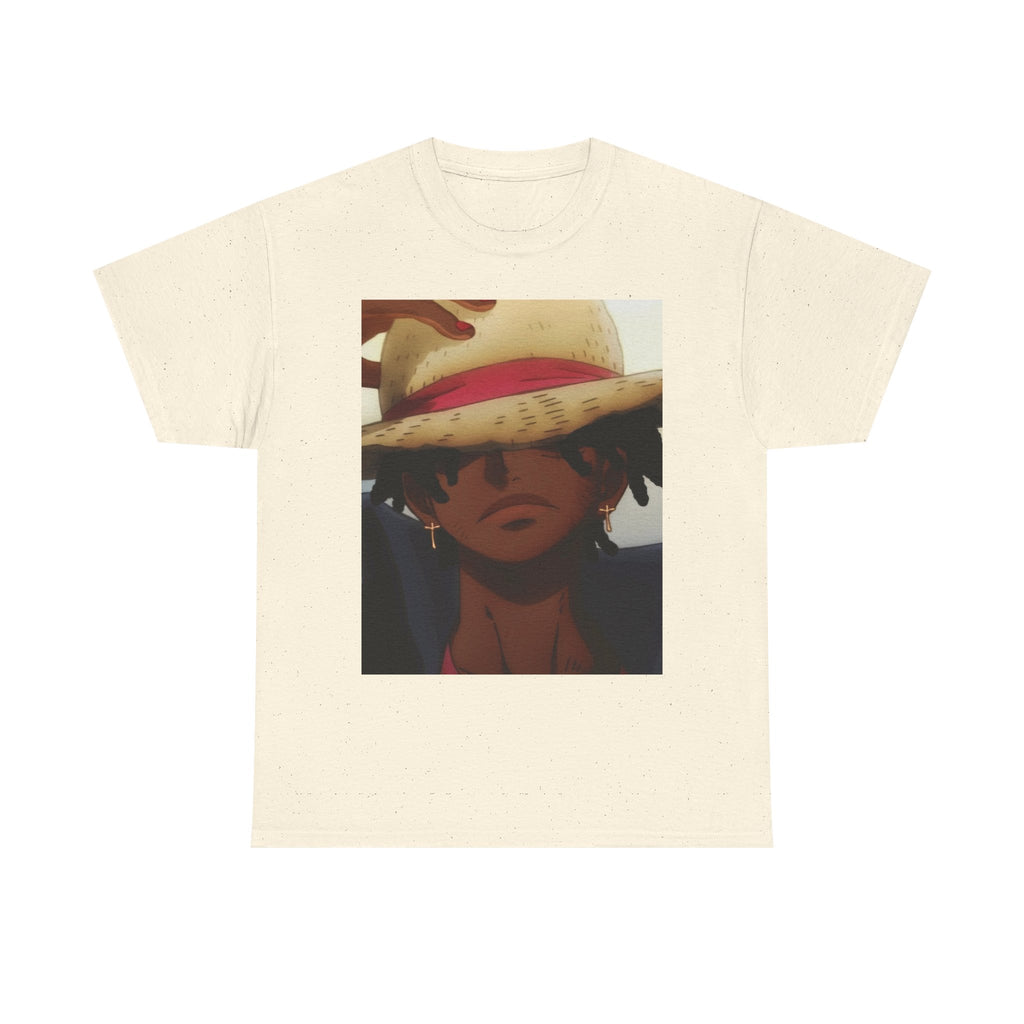 One Piece Luffy Straw Hat T‑Shirt — Anime Pirate Crew Graphic Tee