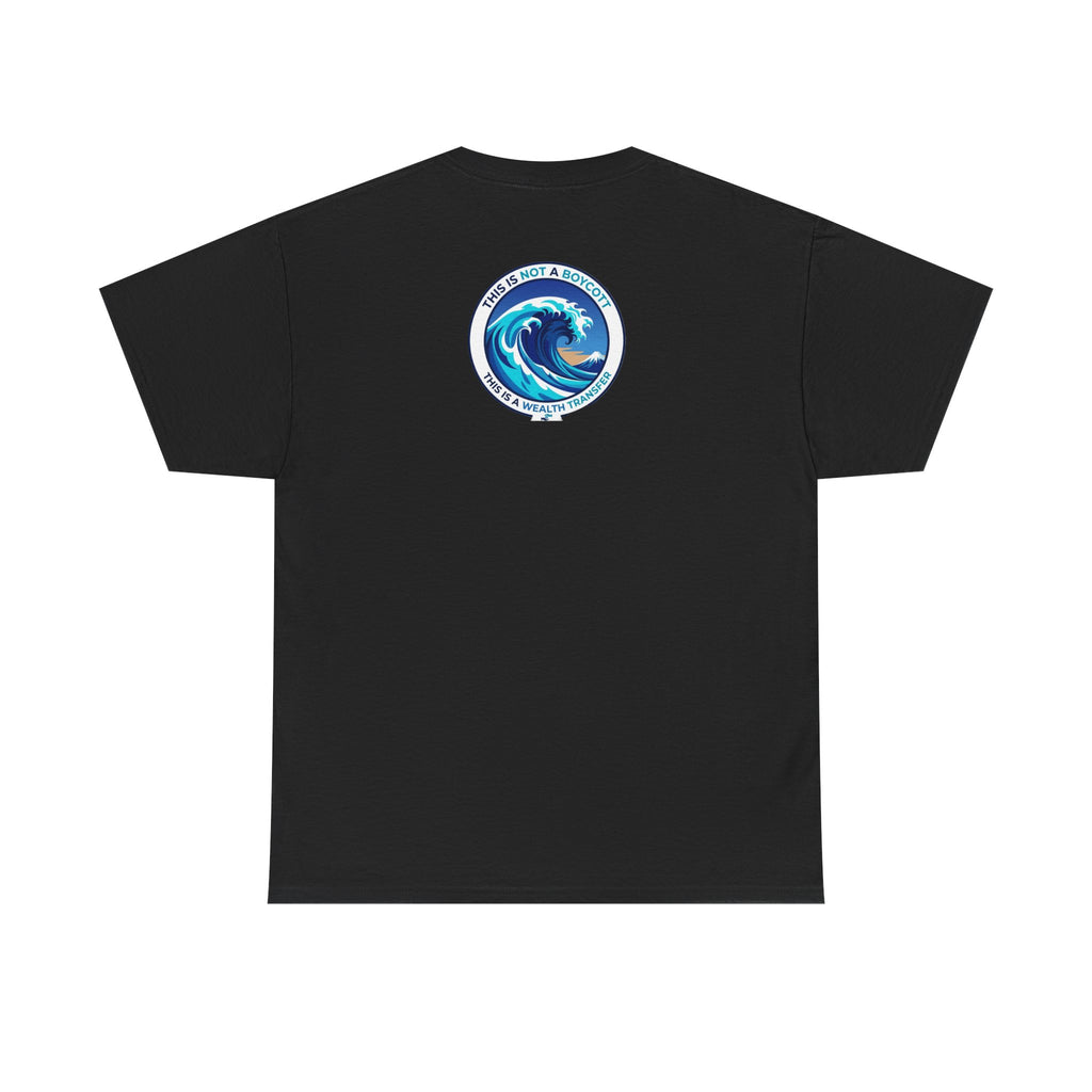T-Shirt — Coastal Wave Graphic Tee (Ocean Sunset Wave Art)