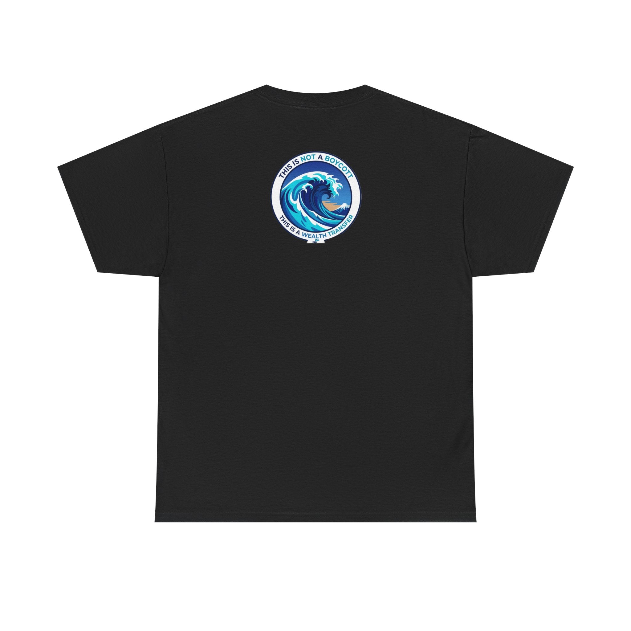T-Shirt — Coastal Wave Graphic Tee (Ocean Sunset Wave Art)