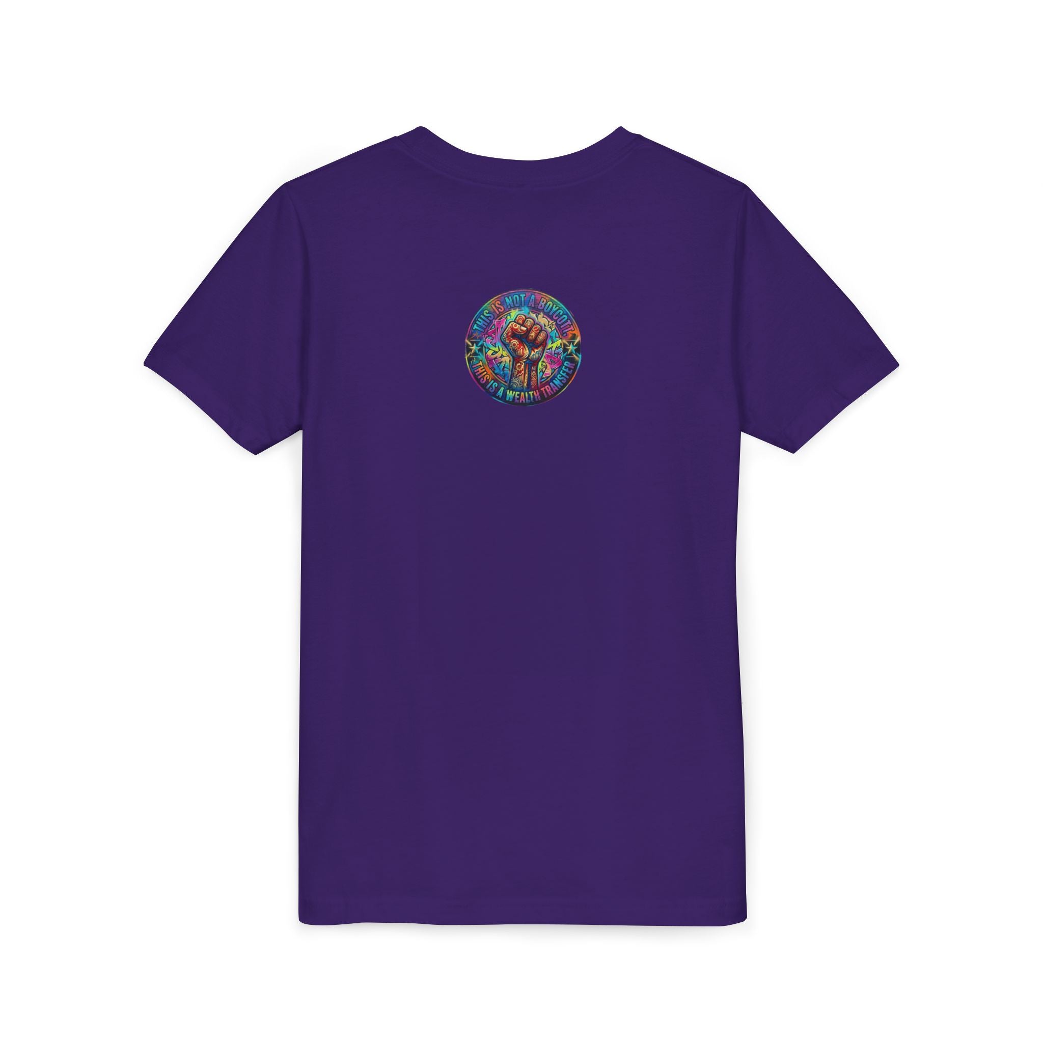 Neon Power Button Tee — Gamer Screen Escape Youth T-Shirt