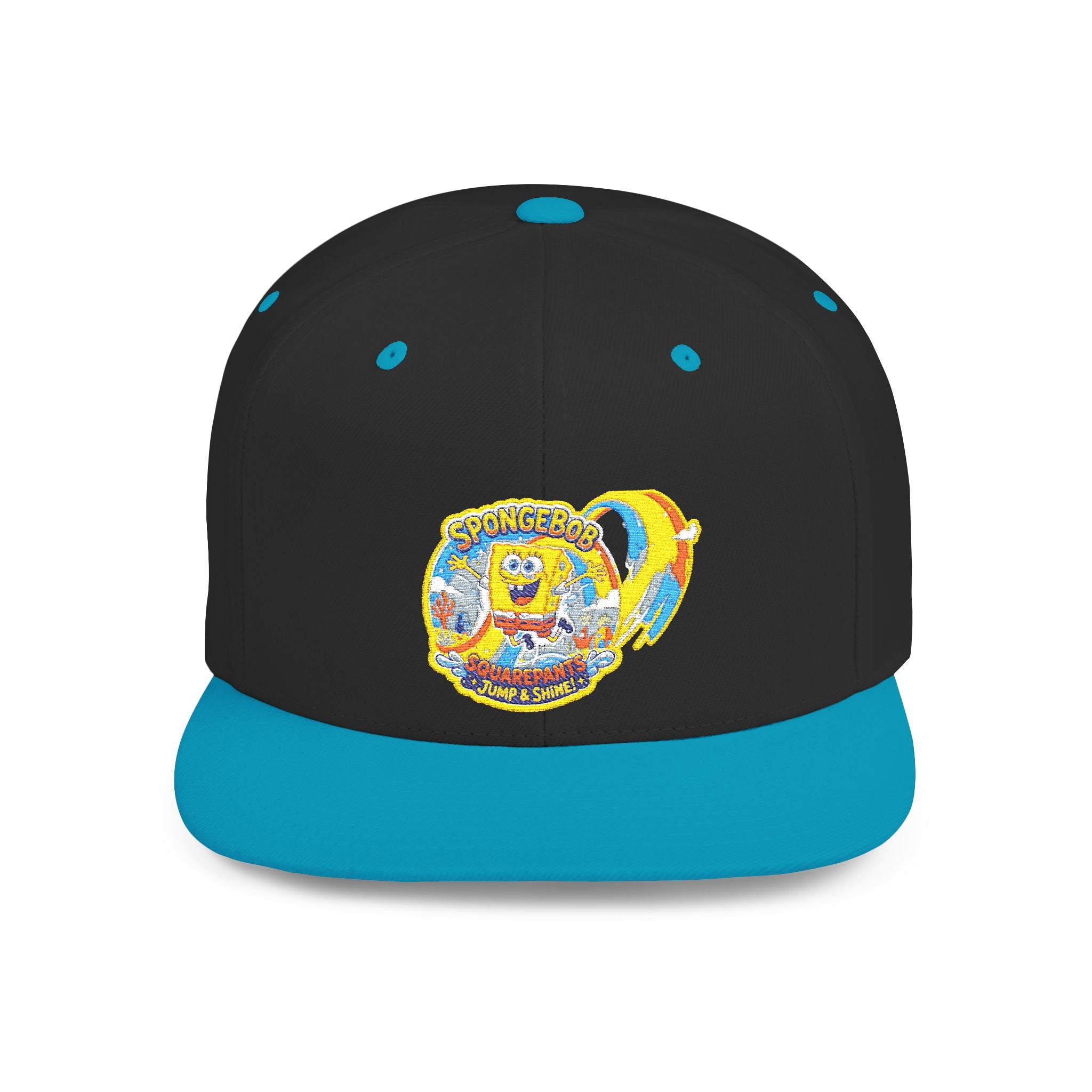 SpongeBob 'Jump & Shine' Royal Blue Flat Bill Snapback