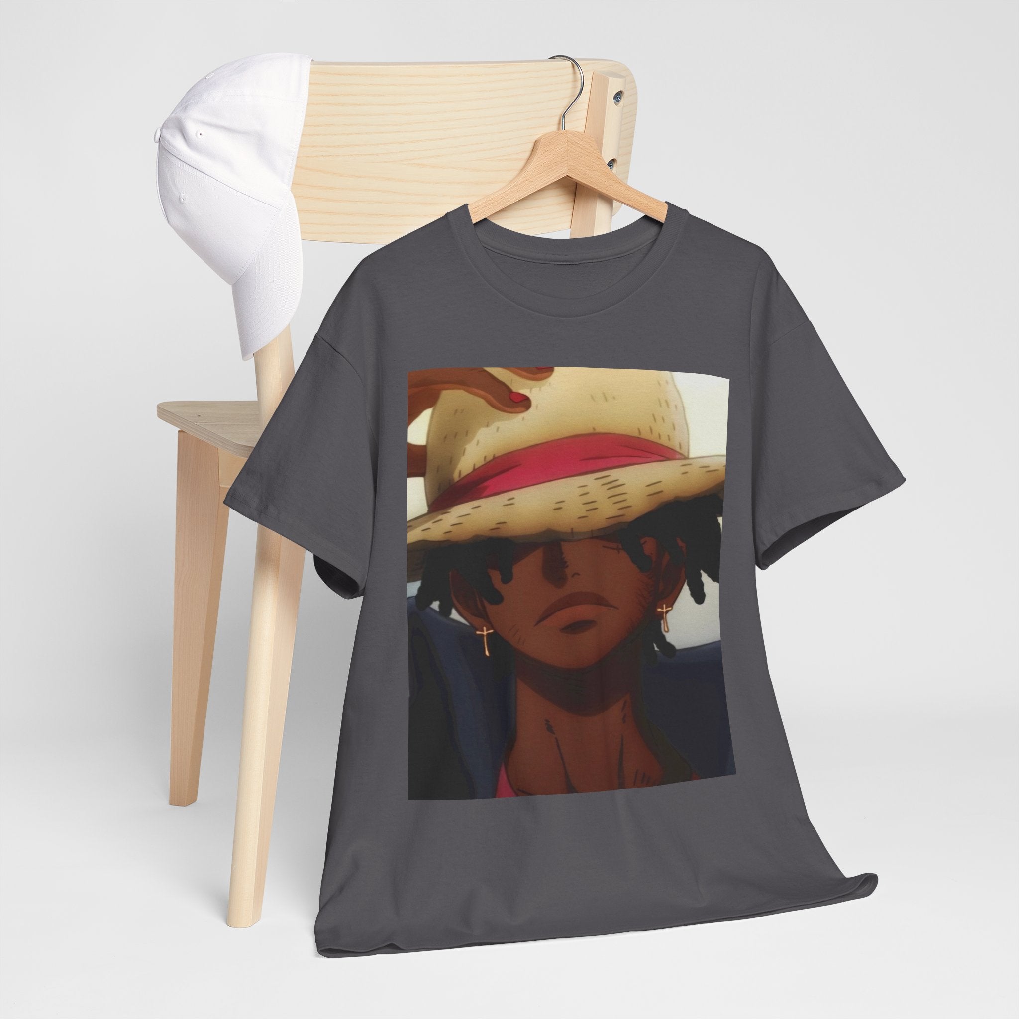 One Piece Luffy Straw Hat T‑Shirt — Anime Pirate Crew Graphic Tee