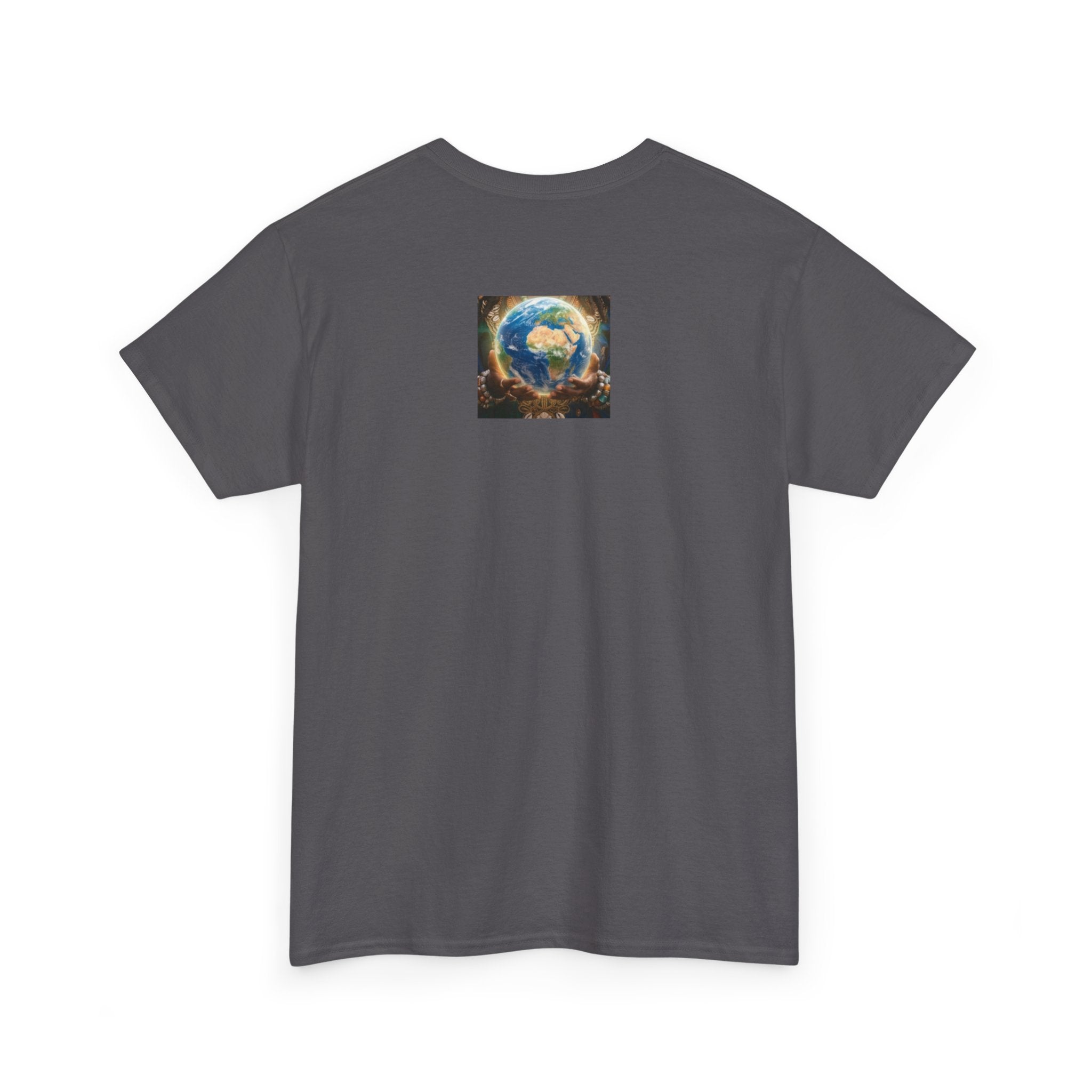 Cosmic Guardian Tee — Earth Mother Spiritual Graphic T-Shirt