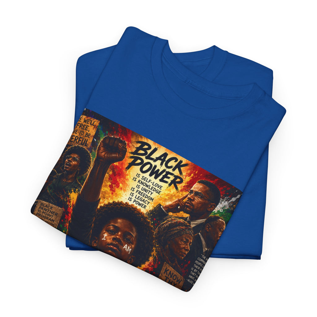Black Power T‑Shirt — 'This Is Not A Boycott, This Is A Wealth Transfer' Protest Tee