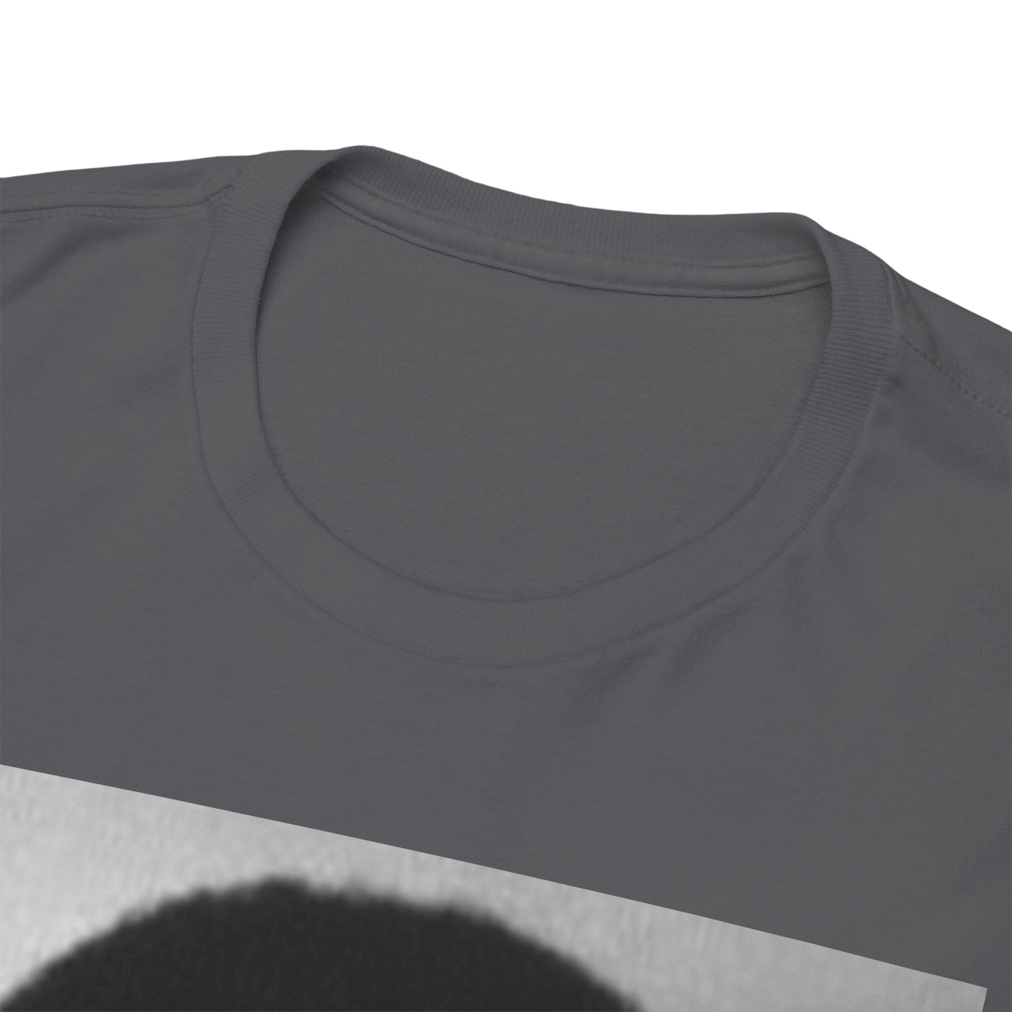 Graphic Tee — Retro Portrait Front with Black Power Fist Back