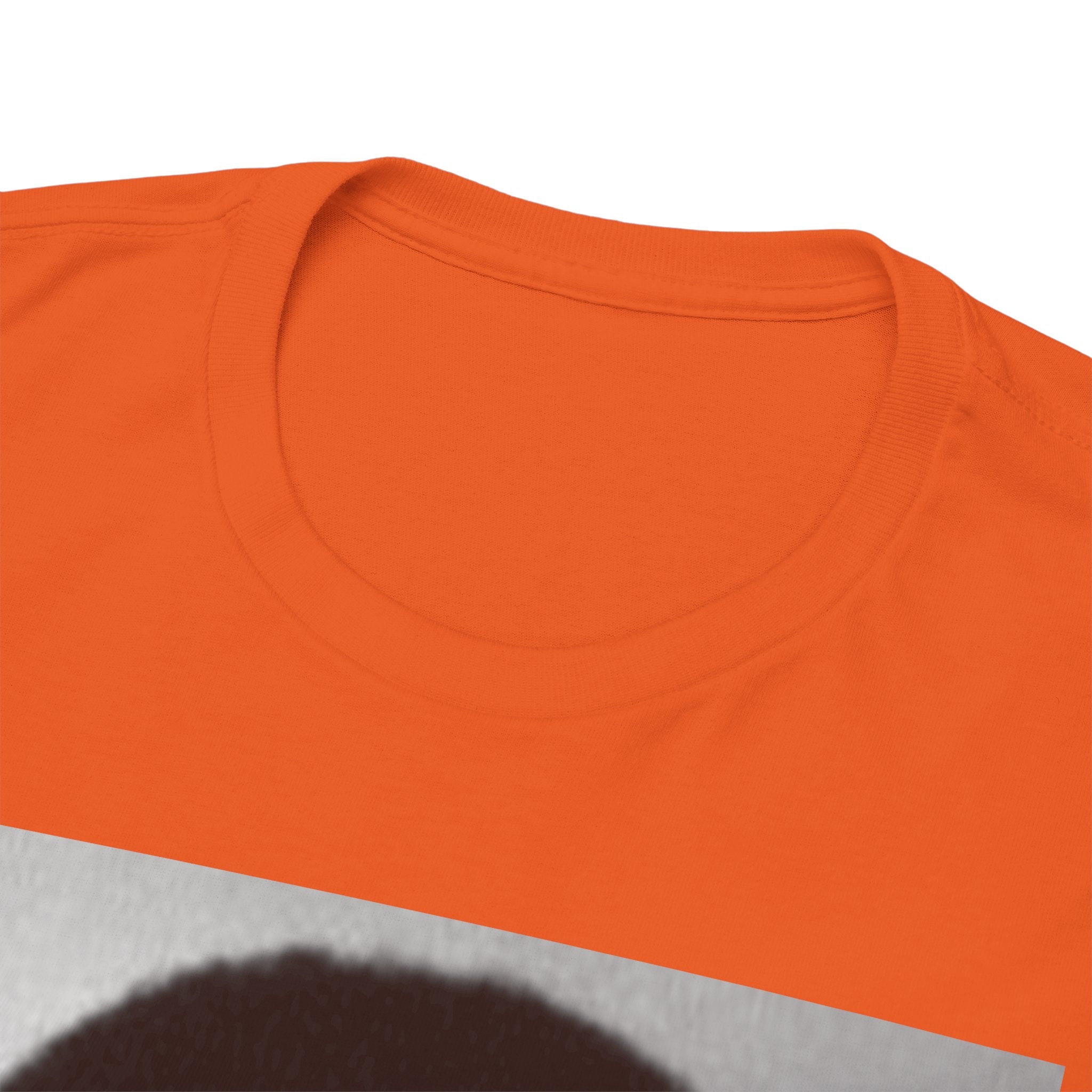 Graphic Tee — Retro Portrait Front with Black Power Fist Back