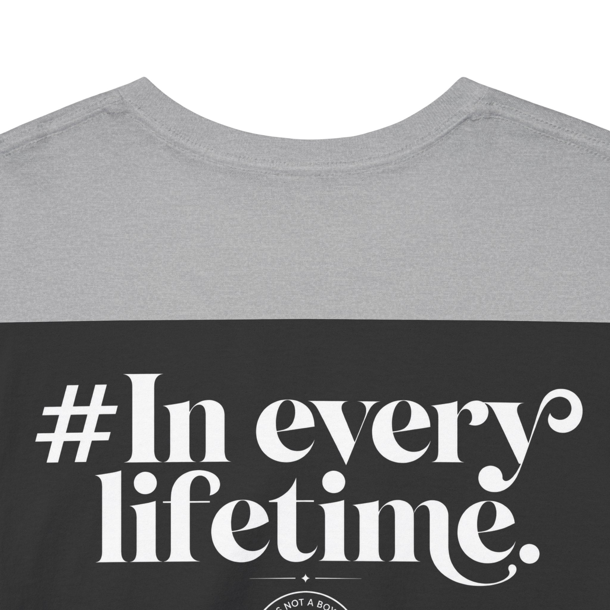 Political Protest Tee — “This Is Not a Boycott, This Is a Wealth Transfer” Shirt (Back: #InEveryLifetime)
