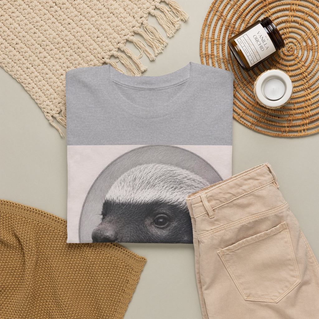 Badger Portrait Tee — "Which One of Y’all MF Said Something About a Home?" Graphic T‑Shirt