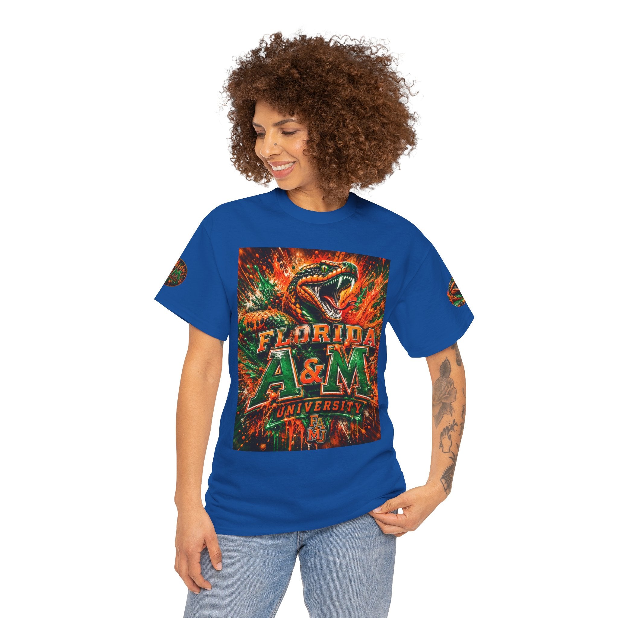 Florida A&M University Rattler Tee — Vintage Snake Mascot College T-Shirt