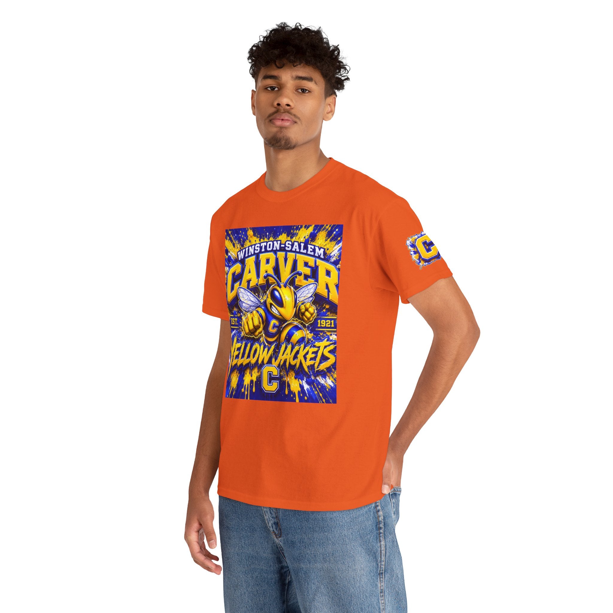 Carver Yellow Jackets T-Shirt — Winston-Salem High School Mascot Tee