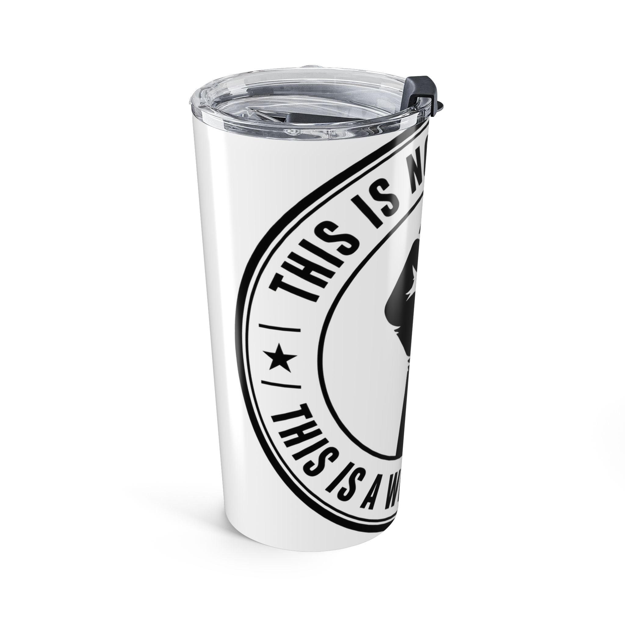 Copy of 20oz Tumbler — "This Is Not A Bonus, It's A Wealth Transfer" Travel Mug with Raised Fist Graphic