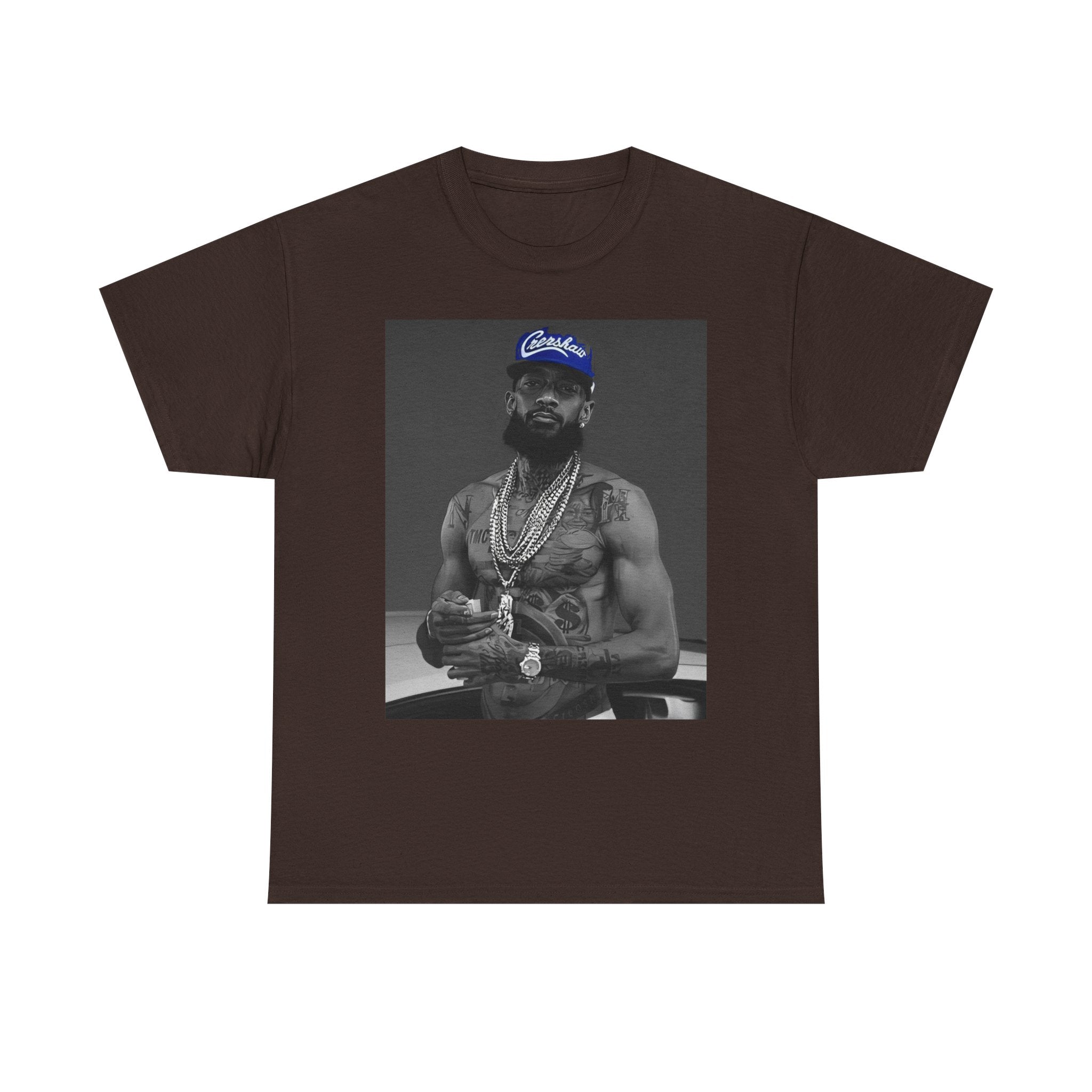 Iconic Rap Legend Photo Tee — Los Angeles Cap Graphic