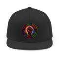 Snapback Hat — "This Is Not A Boycott, It's A Wealth Transfer" Pride Fist Embroidered Cap