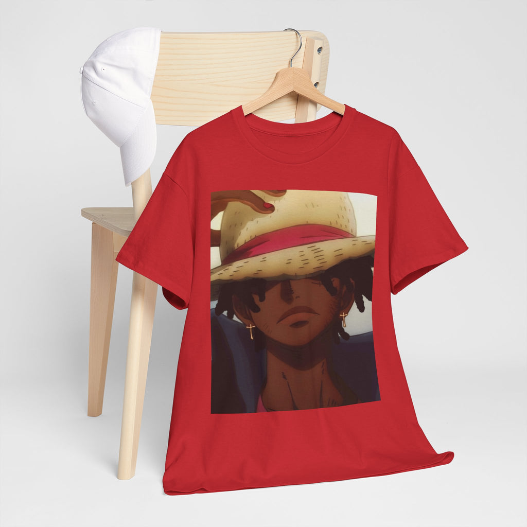 One Piece Luffy Straw Hat T‑Shirt — Anime Pirate Crew Graphic Tee