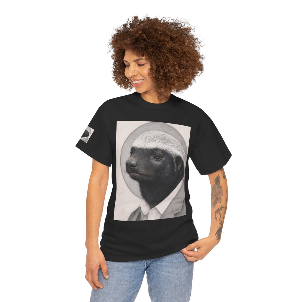 Badger Portrait Tee — "Which One of Y’all MF Said Something About a Home?" Graphic T‑Shirt