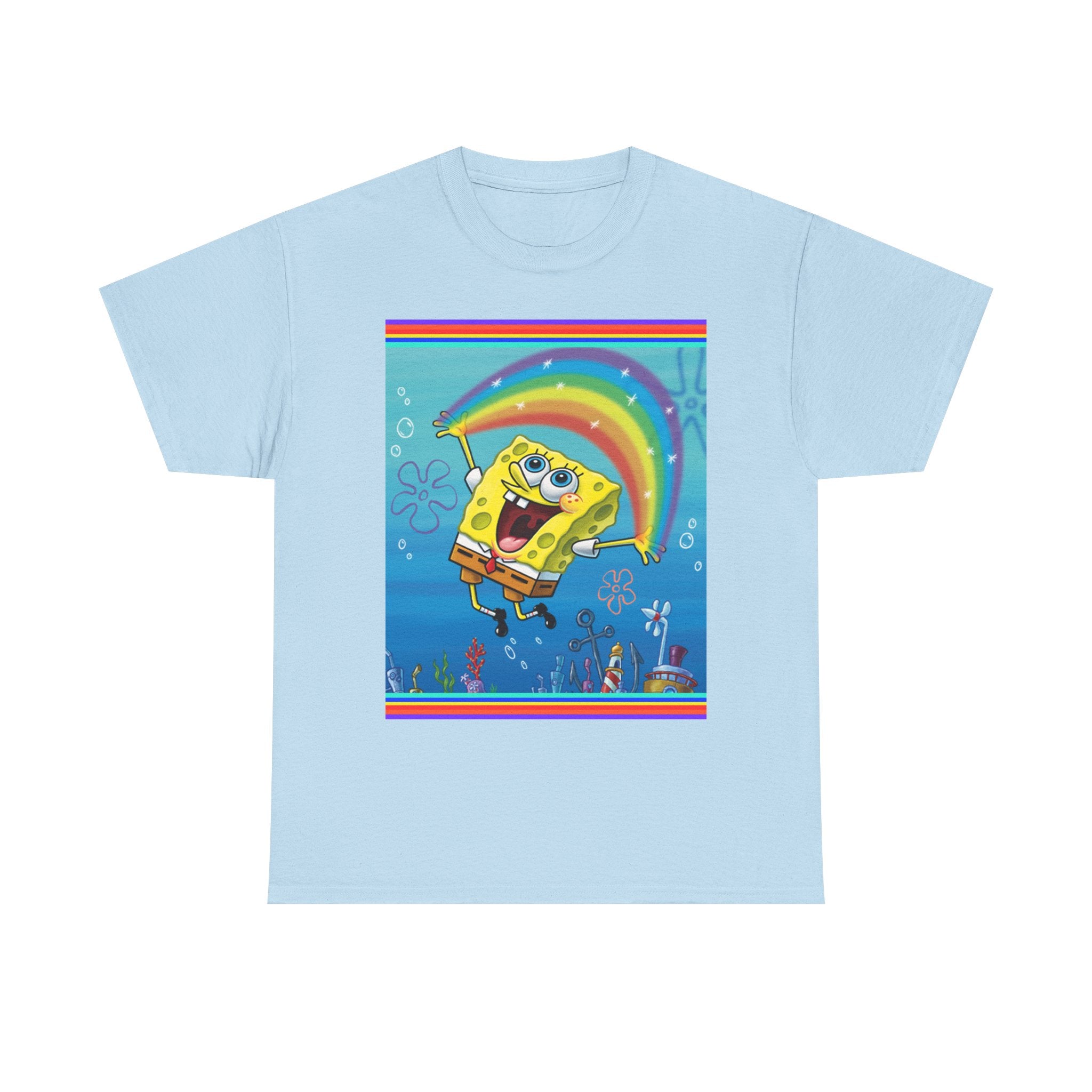 SpongeBob Rainbow SquarePants T-Shirt — Nickelodeon Graphic Tee