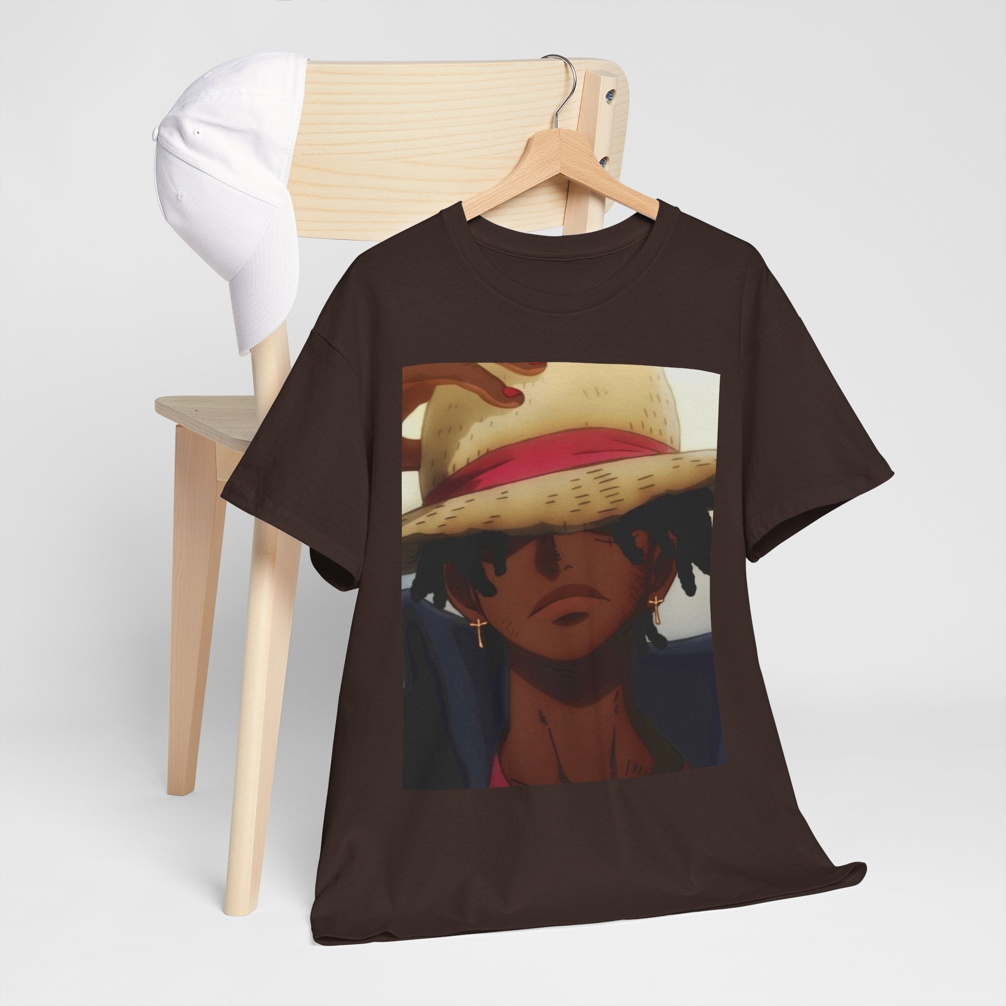 One Piece Luffy Straw Hat T‑Shirt — Anime Pirate Crew Graphic Tee