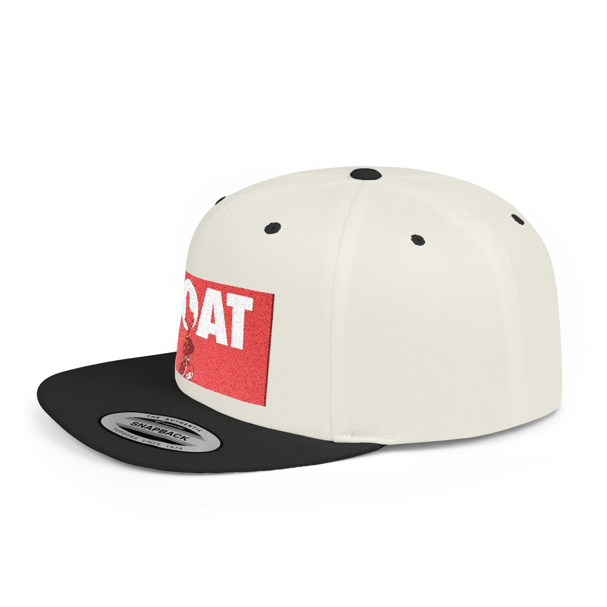 Copy of Flat Bill Snapback Hat — Retro Dance Crew Graphic Cap