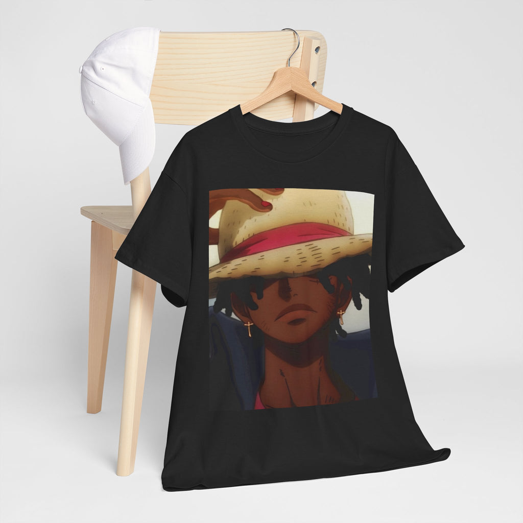 One Piece Luffy Straw Hat T‑Shirt — Anime Pirate Crew Graphic Tee