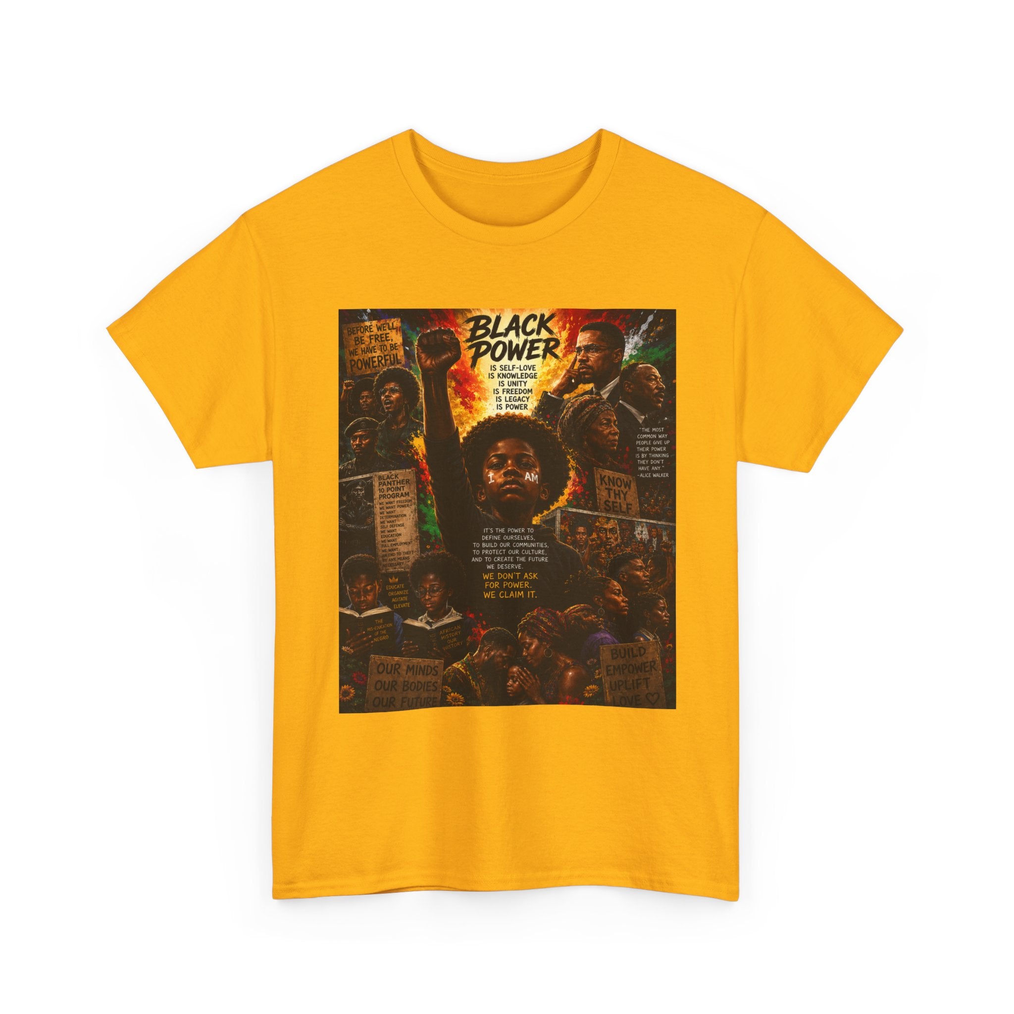 Black Power T‑Shirt — 'This Is Not A Boycott, This Is A Wealth Transfer' Protest Tee