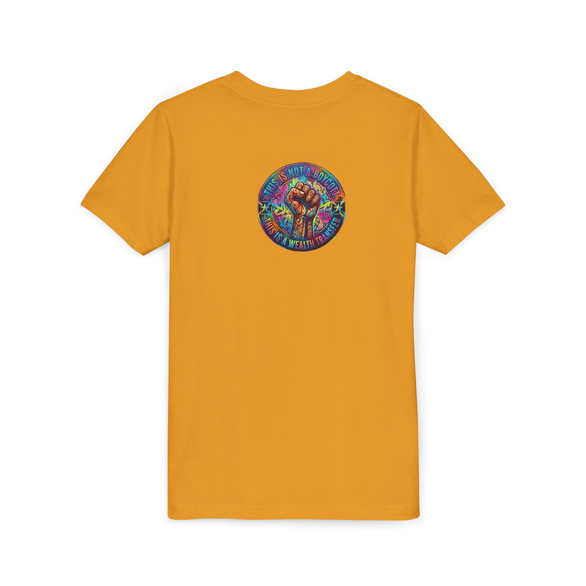 Retro Pixel Explosion Youth Tee — Smiling Avatar, Hearts, Gems & Controllers