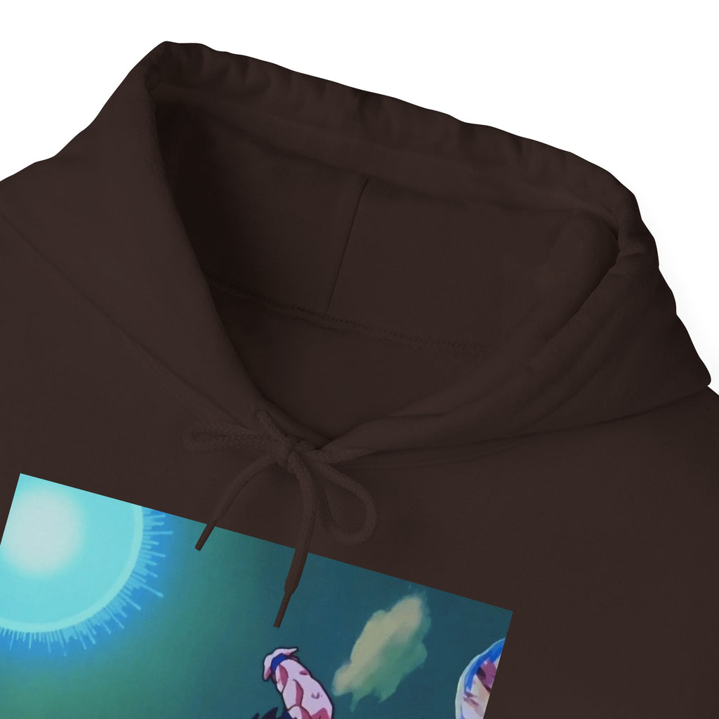 Anime Night Sky Hoodie — Girls Under the Moon Graphic Sweatshirt