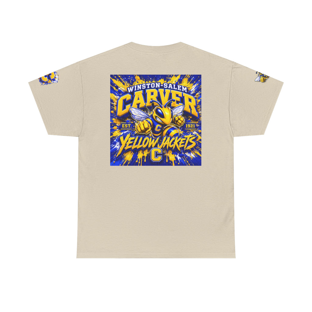 Carver Yellow Jackets Graphic T‑Shirt — Winston‑Salem School Spirit Tee