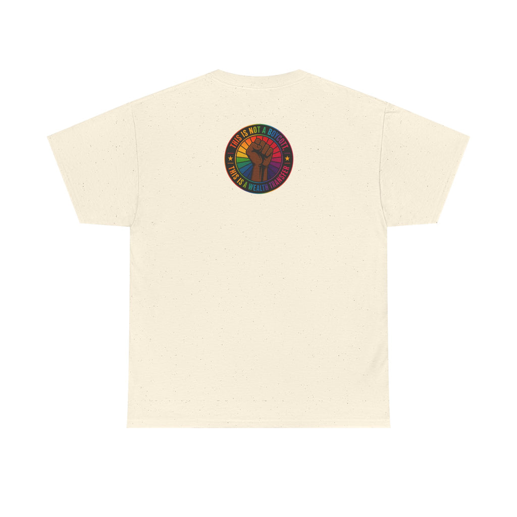 Blackout Graphic Tee — Urban Comic Poster Design with Back Fist Logo