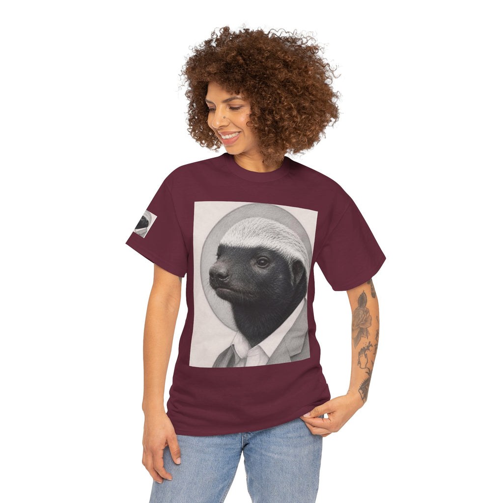 Badger Portrait Tee — "Which One of Y’all MF Said Something About a Home?" Graphic T‑Shirt