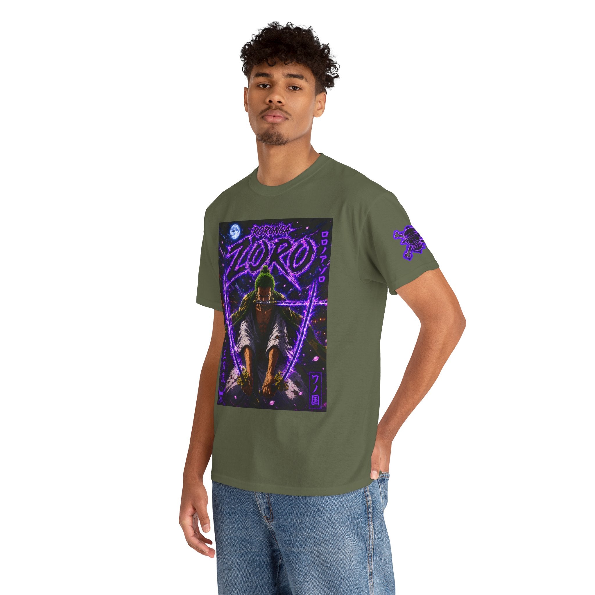 Zoro Neon Samurai T‑Shirt