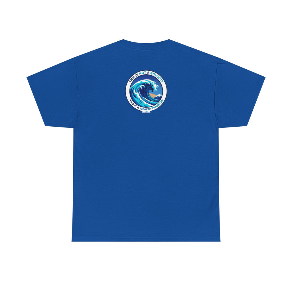 T-Shirt — Coastal Wave Graphic Tee (Ocean Sunset Wave Art)