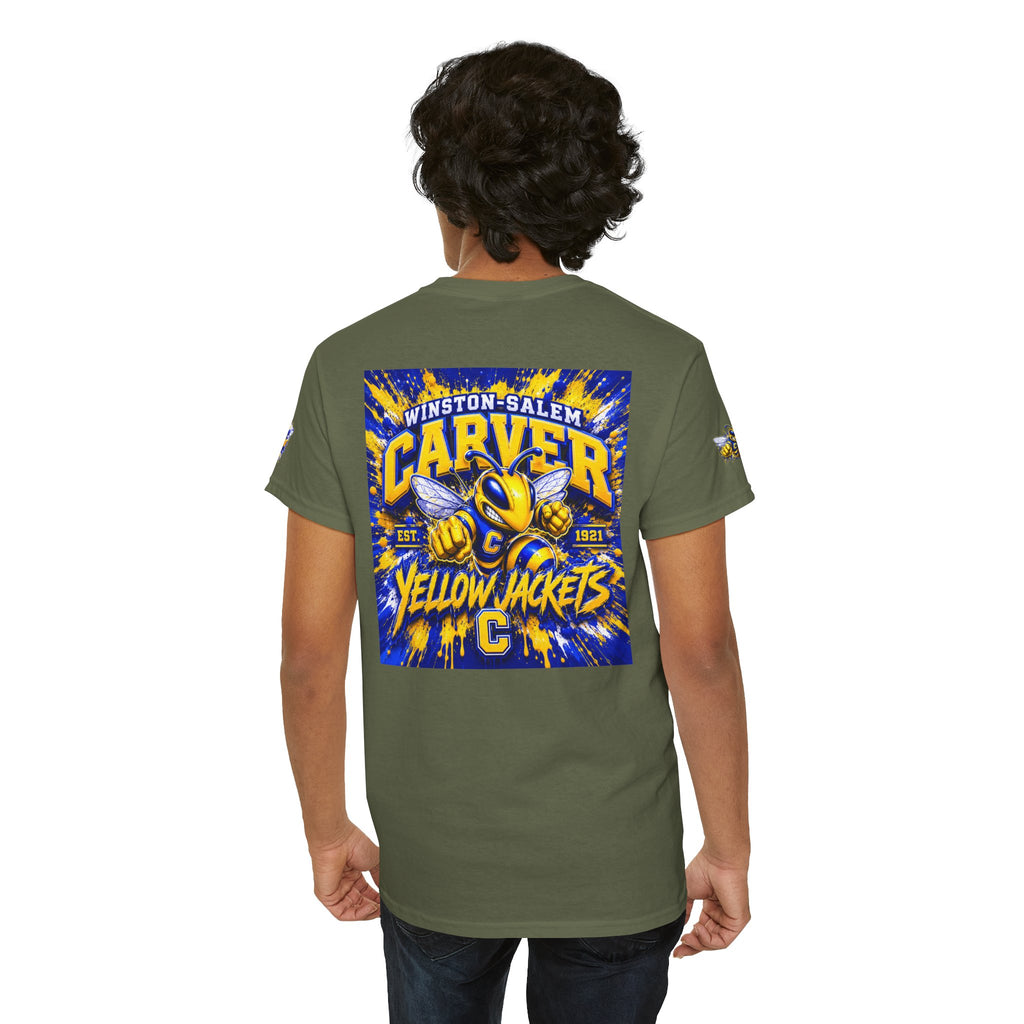 Carver Yellow Jackets Graphic T‑Shirt — Winston‑Salem School Spirit Tee