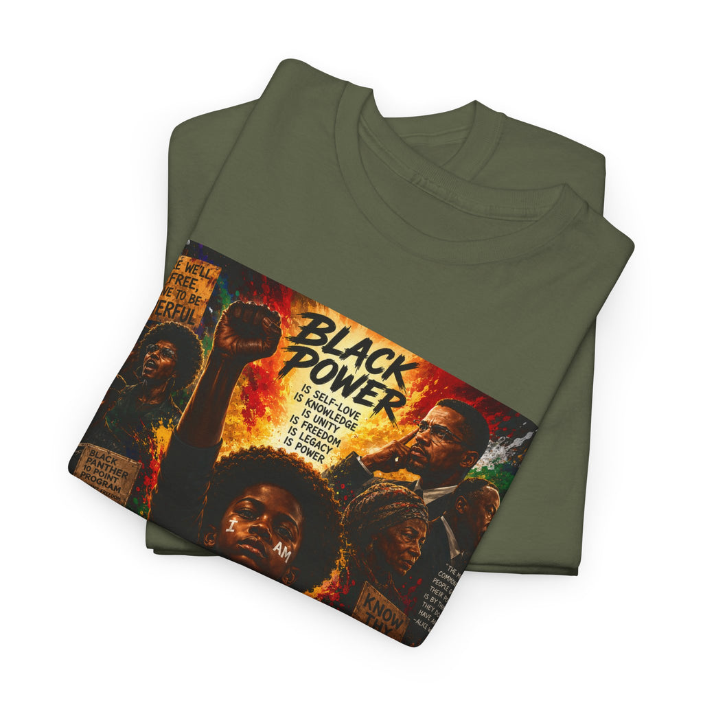 Black Power T‑Shirt — 'This Is Not A Boycott, This Is A Wealth Transfer' Protest Tee