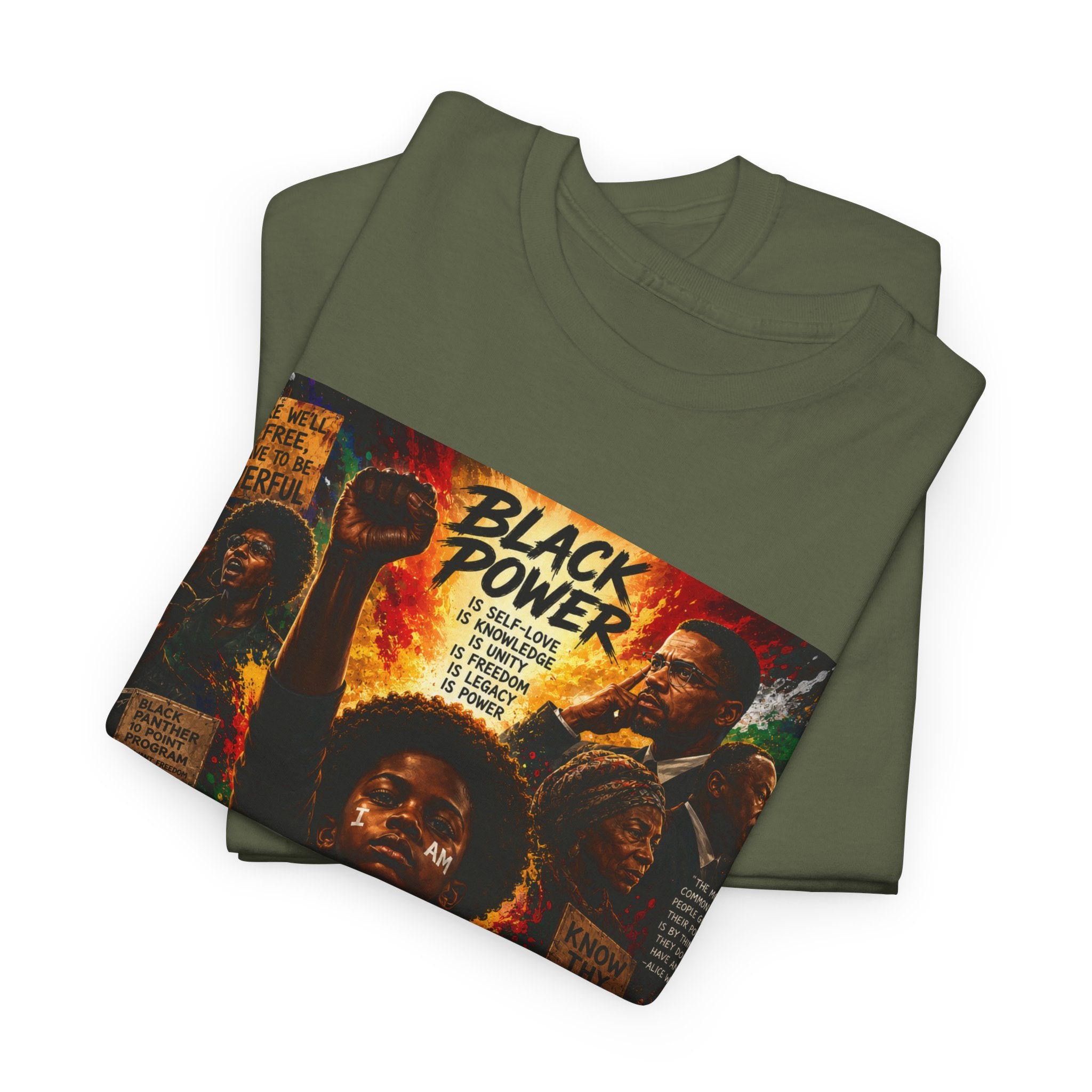 Black Power T‑Shirt — 'This Is Not A Boycott, This Is A Wealth Transfer' Protest Tee