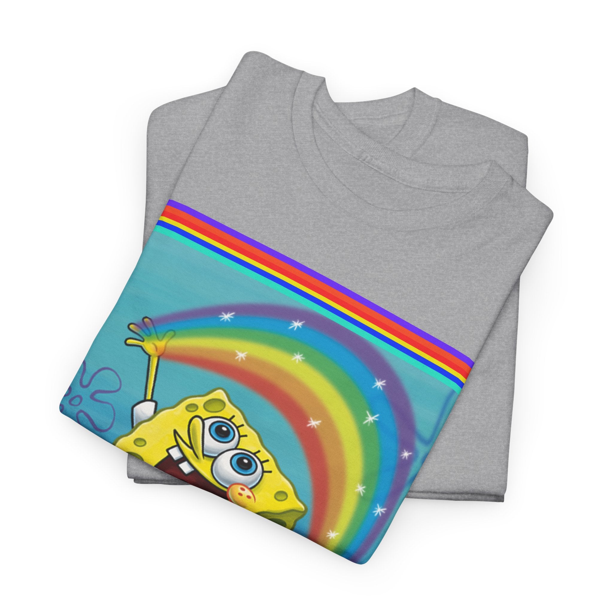 SpongeBob Rainbow SquarePants T-Shirt — Nickelodeon Graphic Tee