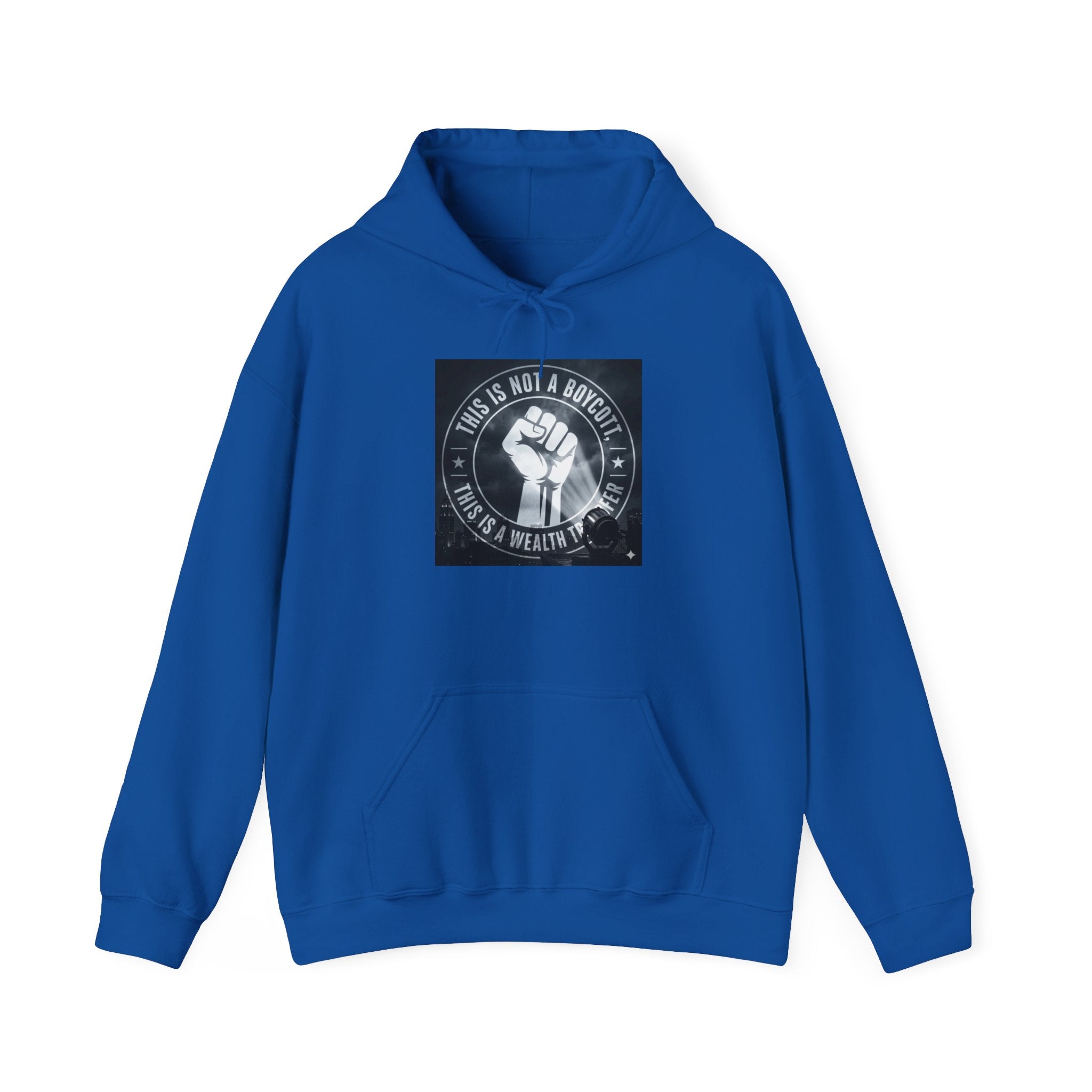 Hoodie — "This Is Not a Moment" Raised Fist Social Justice Pullover