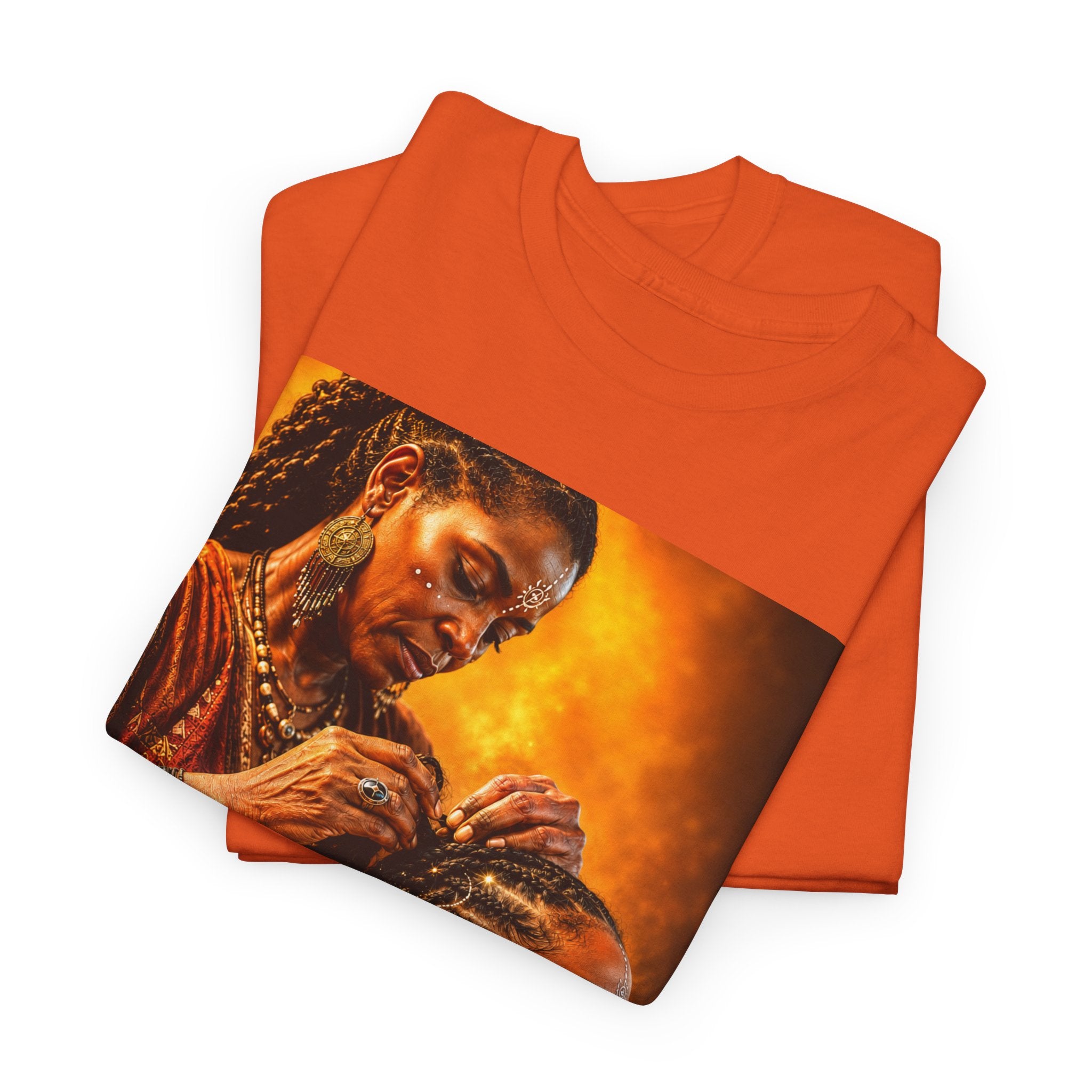 Afrocentric Braiding Tee – "This Is Not A Phase" Empowerment Graphic T-Shirt