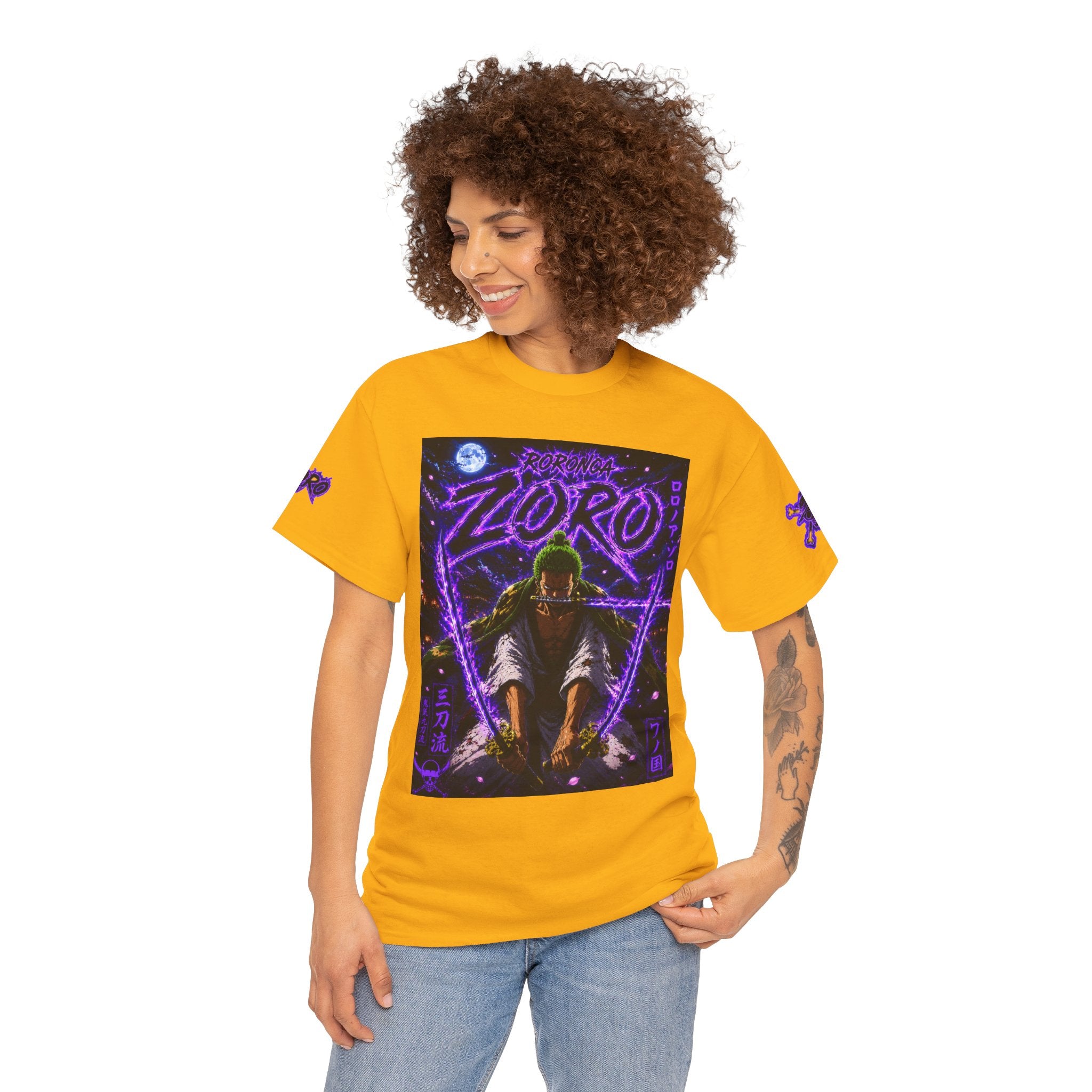 Zoro Neon Samurai T‑Shirt
