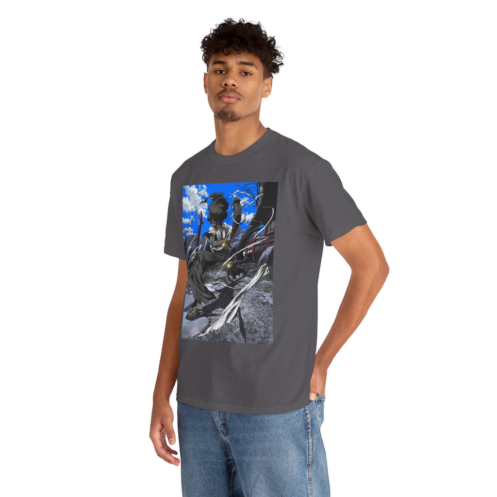 Afro Samurai Graphic Tee — Anime Streetwear T‑Shirt