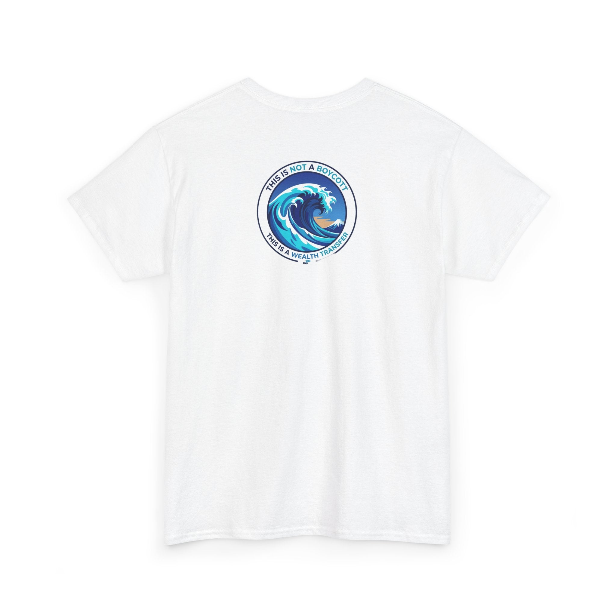 T-Shirt — Coastal Wave Graphic Tee (Ocean Sunset Wave Art)