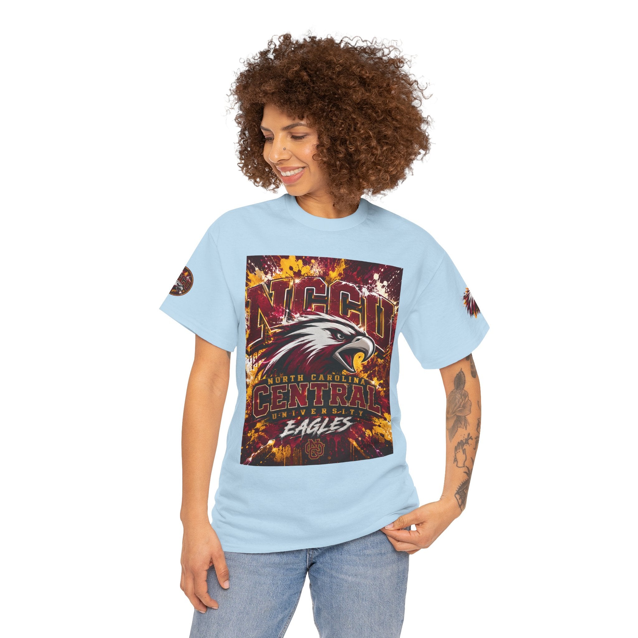 Central Eagles Graphic Tee — North Carolina Central University Mascot T‑Shirt