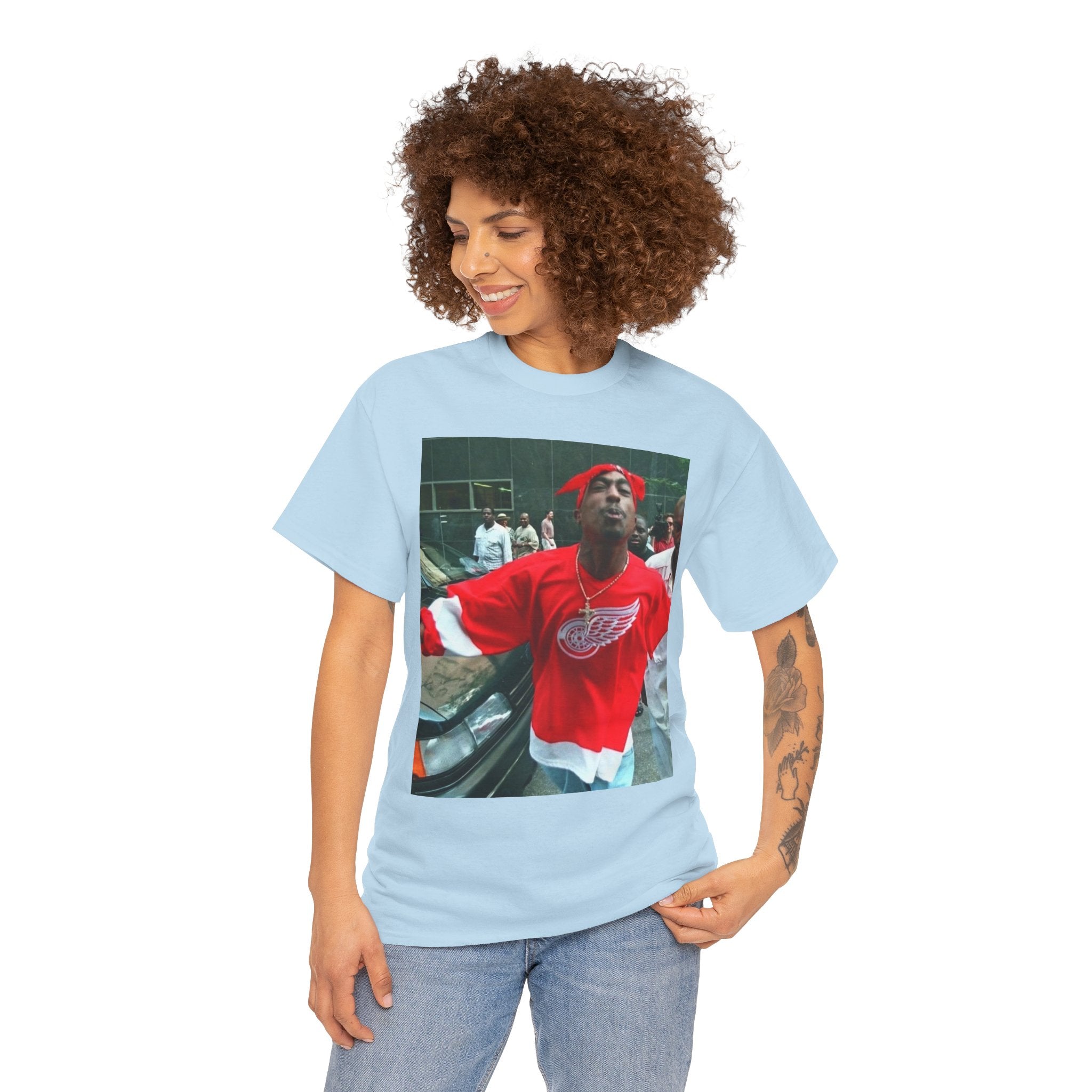Graphic Tee — Retro Street Photo Print T-Shirt