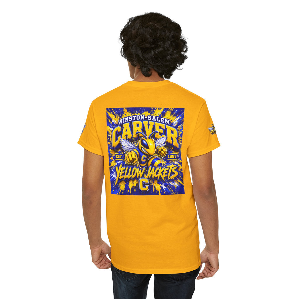 Carver Yellow Jackets Graphic T‑Shirt — Winston‑Salem School Spirit Tee