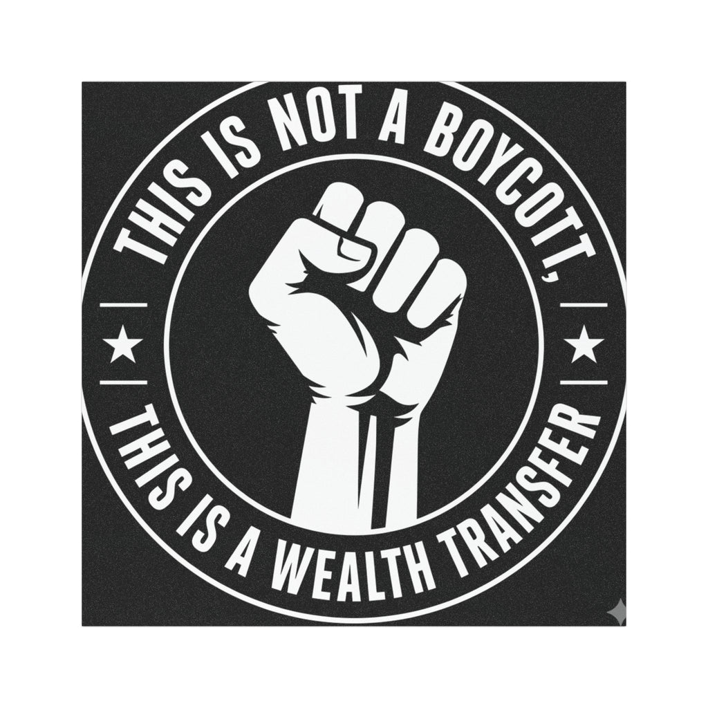 Solidarity Community Car Magnet — Dollar Bill Fist Design