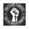 Solidarity Community Car Magnet — Dollar Bill Fist Design