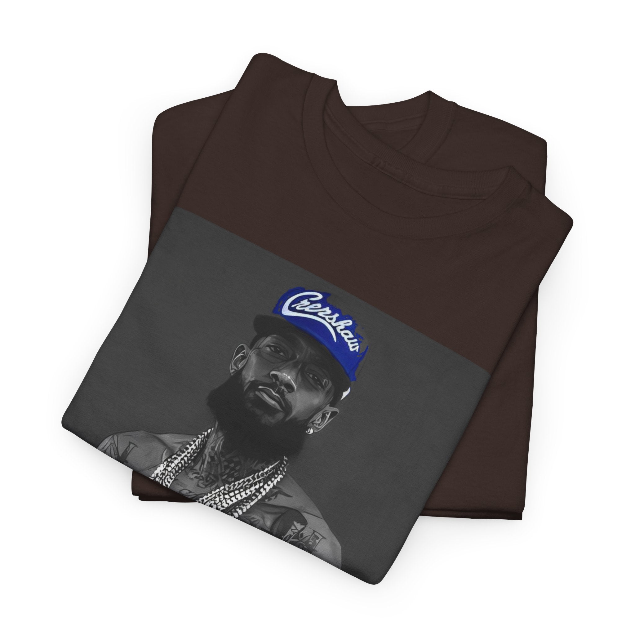 Iconic Rap Legend Photo Tee — Los Angeles Cap Graphic