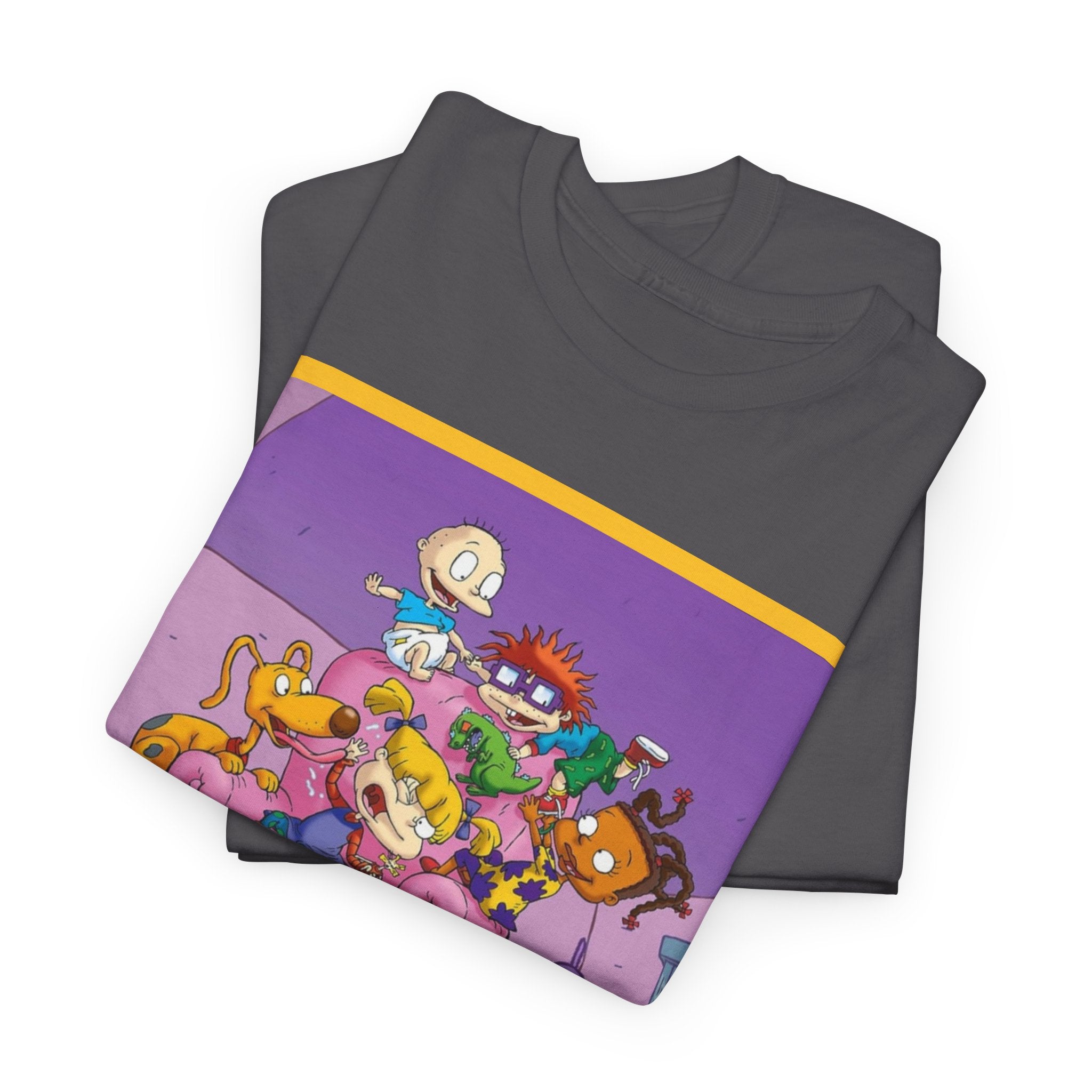 Rugrats Character Collage Tee — Retro Nickelodeon Kids Cartoon T-Shirt