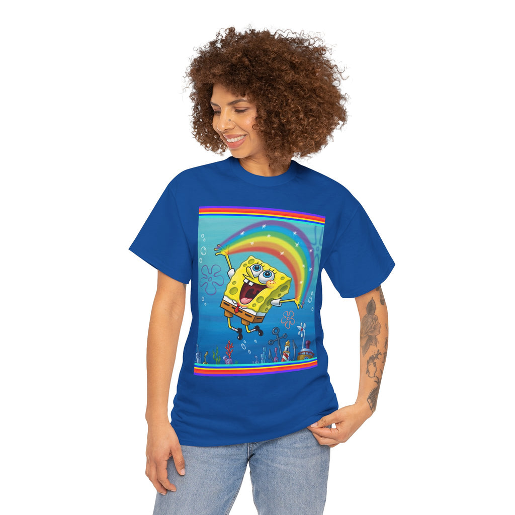 SpongeBob Rainbow SquarePants T-Shirt — Nickelodeon Graphic Tee