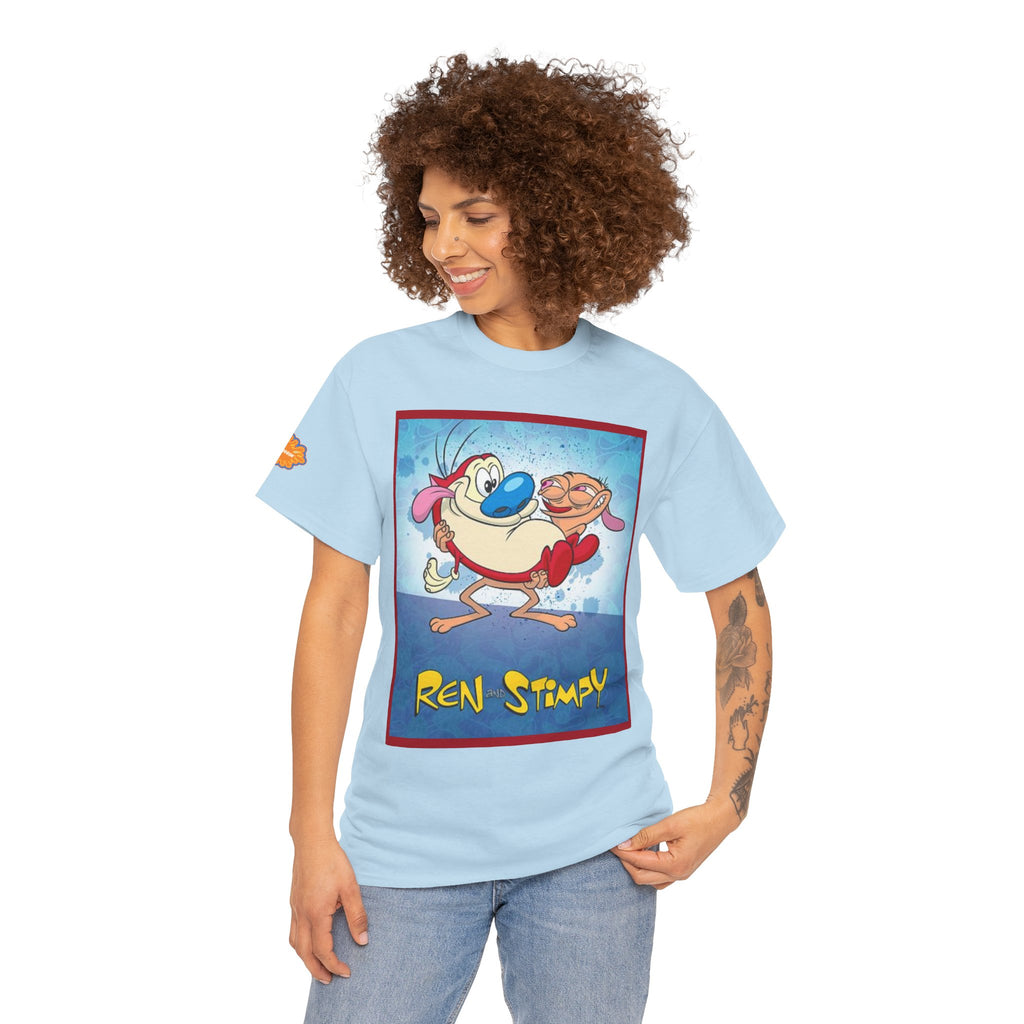 Ren & Stimpy Graphic Tee — Retro Nickelodeon Cartoon T-Shirt
