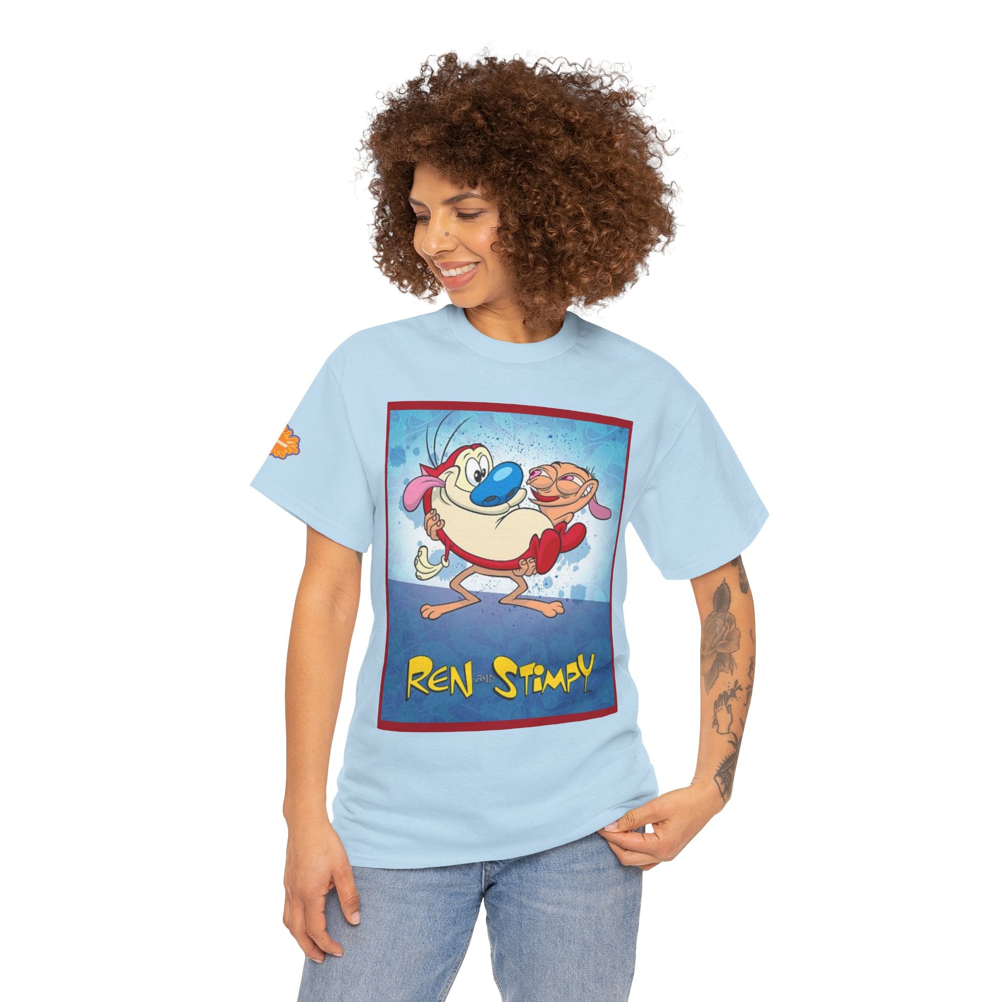Ren & Stimpy Graphic Tee — Retro Nickelodeon Cartoon T-Shirt